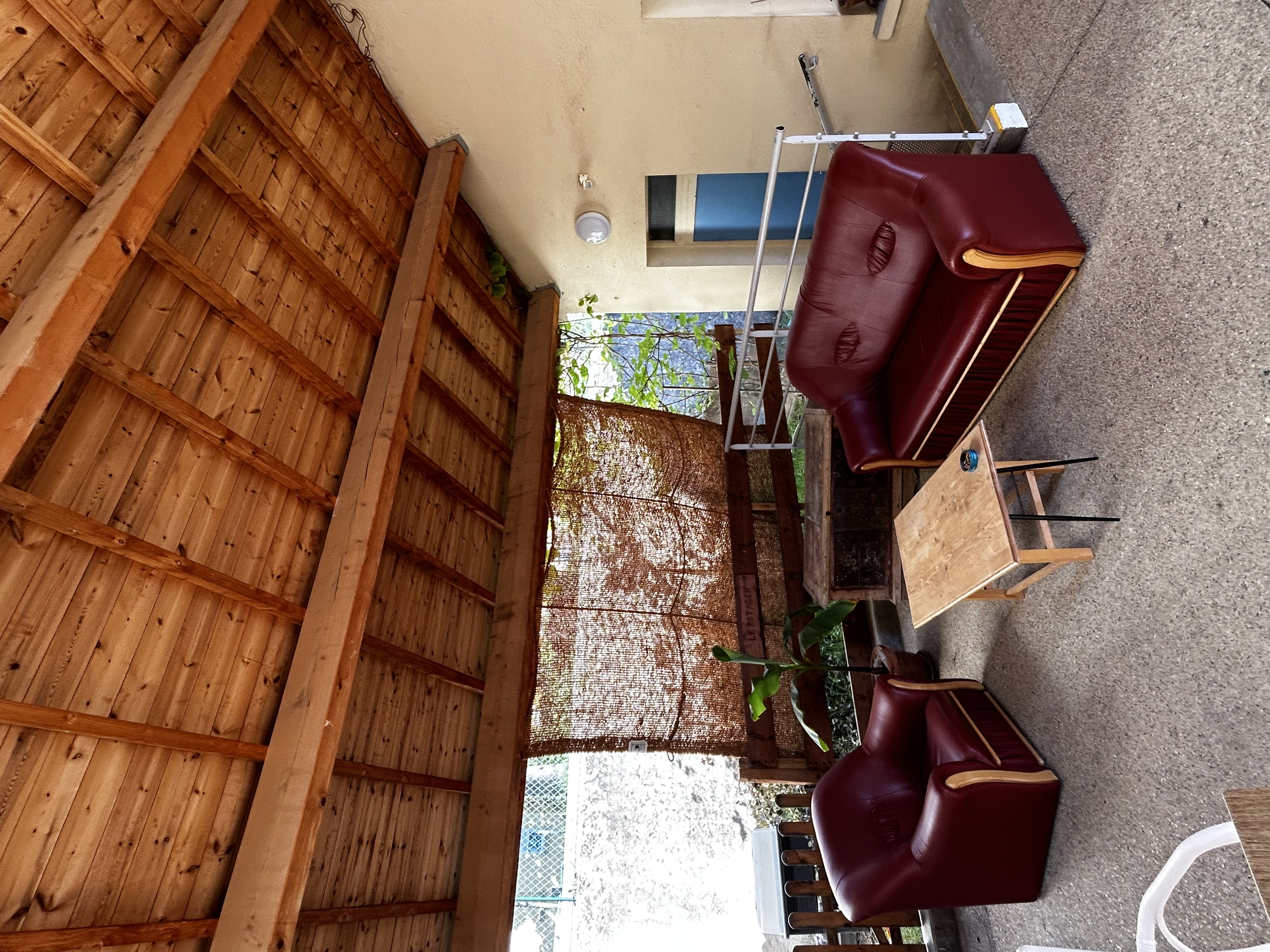 Terrasse couverte de la Résidence Saint-Michel